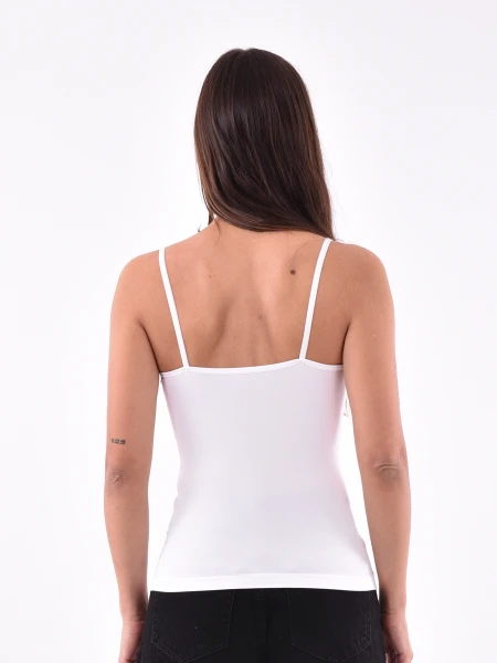 MUSCULOSA BASICA SEAMLESS BLANCO