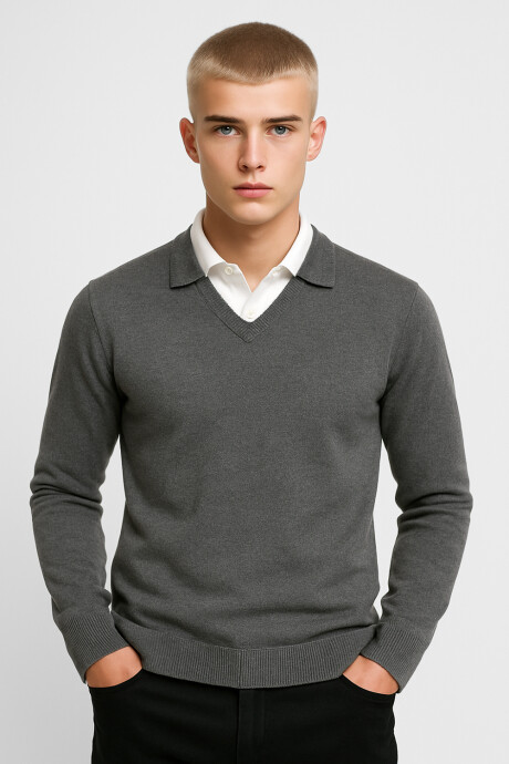 Sweater Amiro Gris Oscuro
