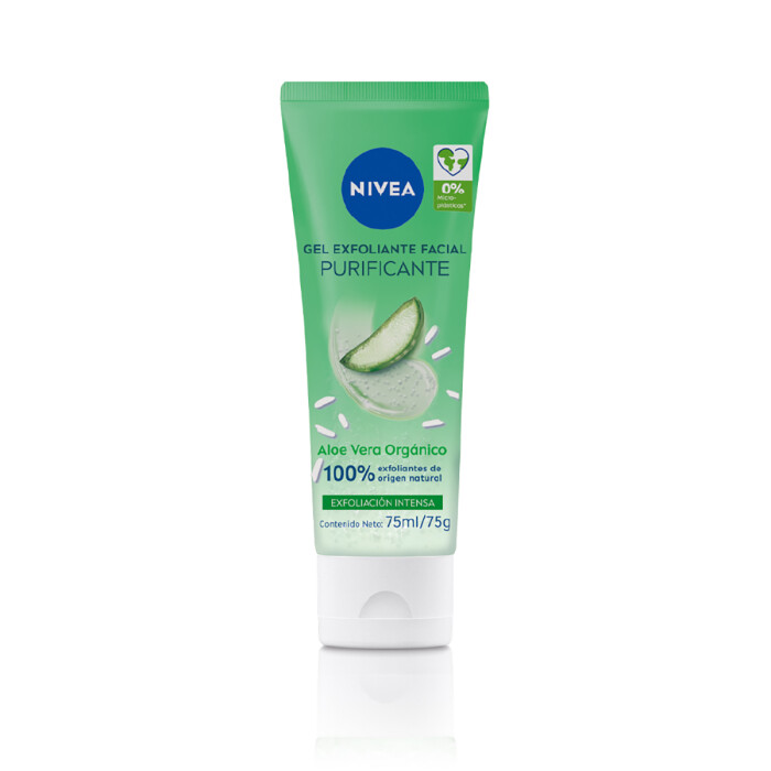 NIVEA FACIAL GEL EXFOLIANTE CON ALOE VER única