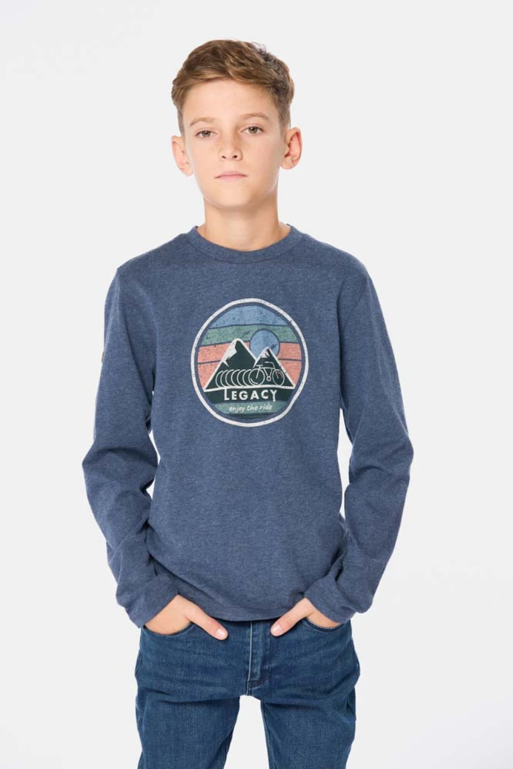REMERA ESTAMPADA Azul