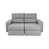 Sillón Cama Denton - 3 Cuerpos Gris