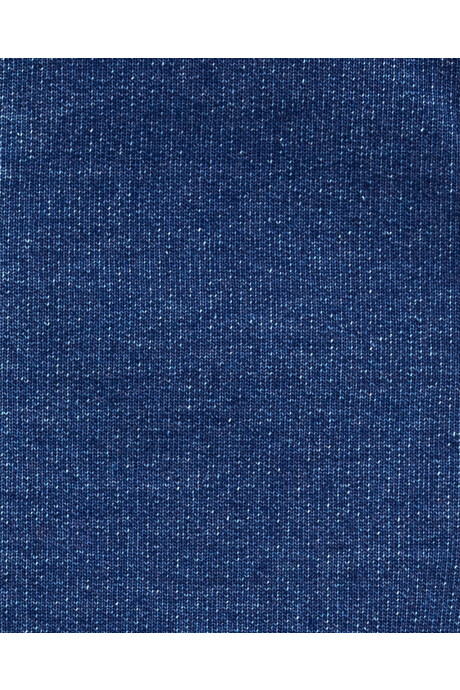Chaleco jean con forro de micropolar. Talles 3-24M Sin color