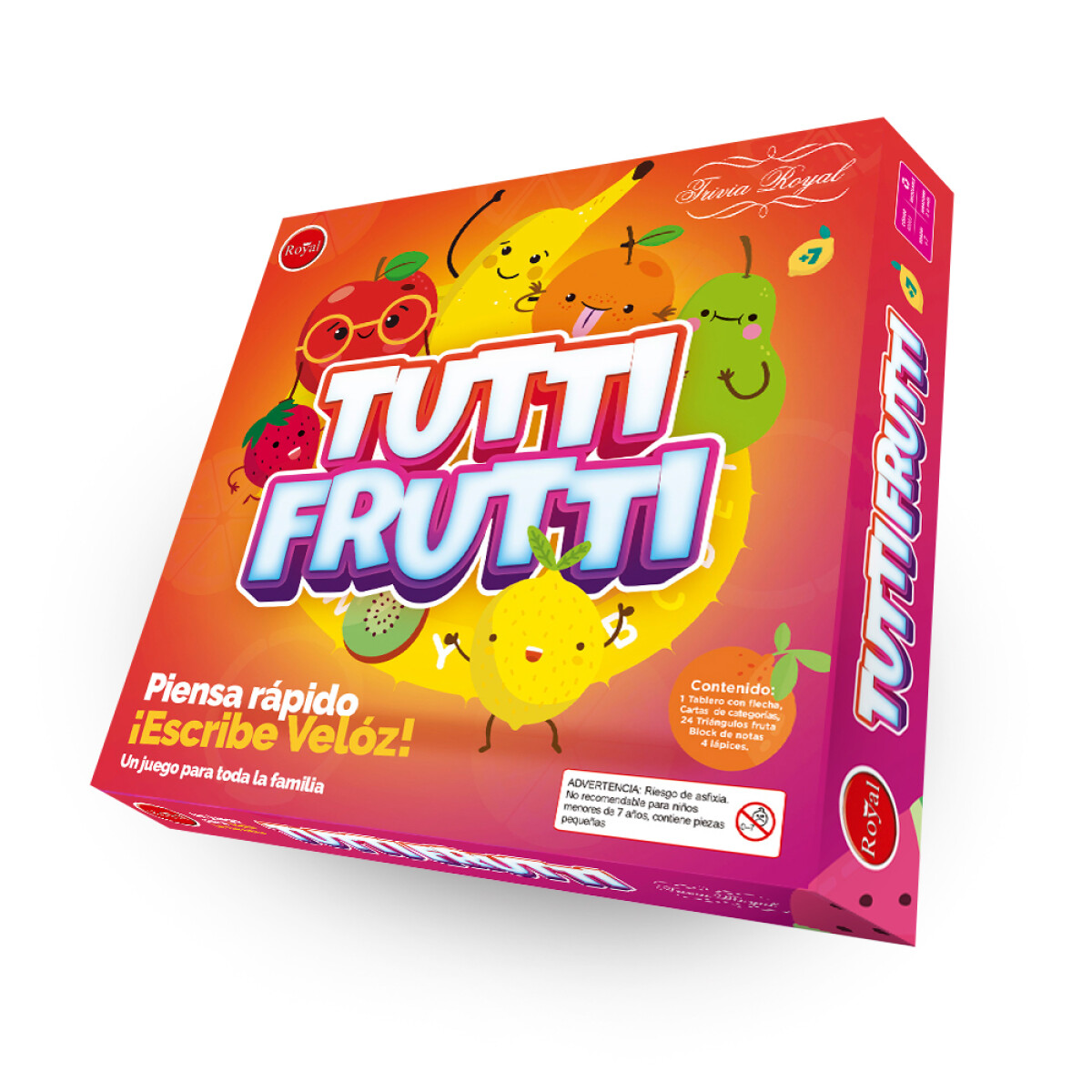 Juego Trivia Tutti Frutti Royal Piensa Rápido - 001 