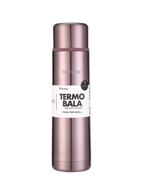 Termo Bala 750ML Metalizado Lila Metalizado