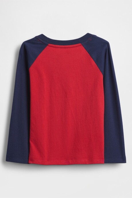 Remera Logo Gap Toddler Niño Modern Red