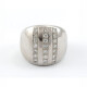 Anillo Oro Blanco 18K Con Brillantes Anillo Oro Blanco 18K Con Brillantes