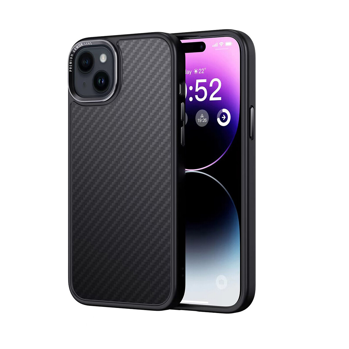 Protector Case Kevlar con MagSafe para iPhone 15 - Black 