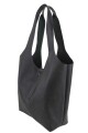 Tote Bag de Cuero Genuino Negro