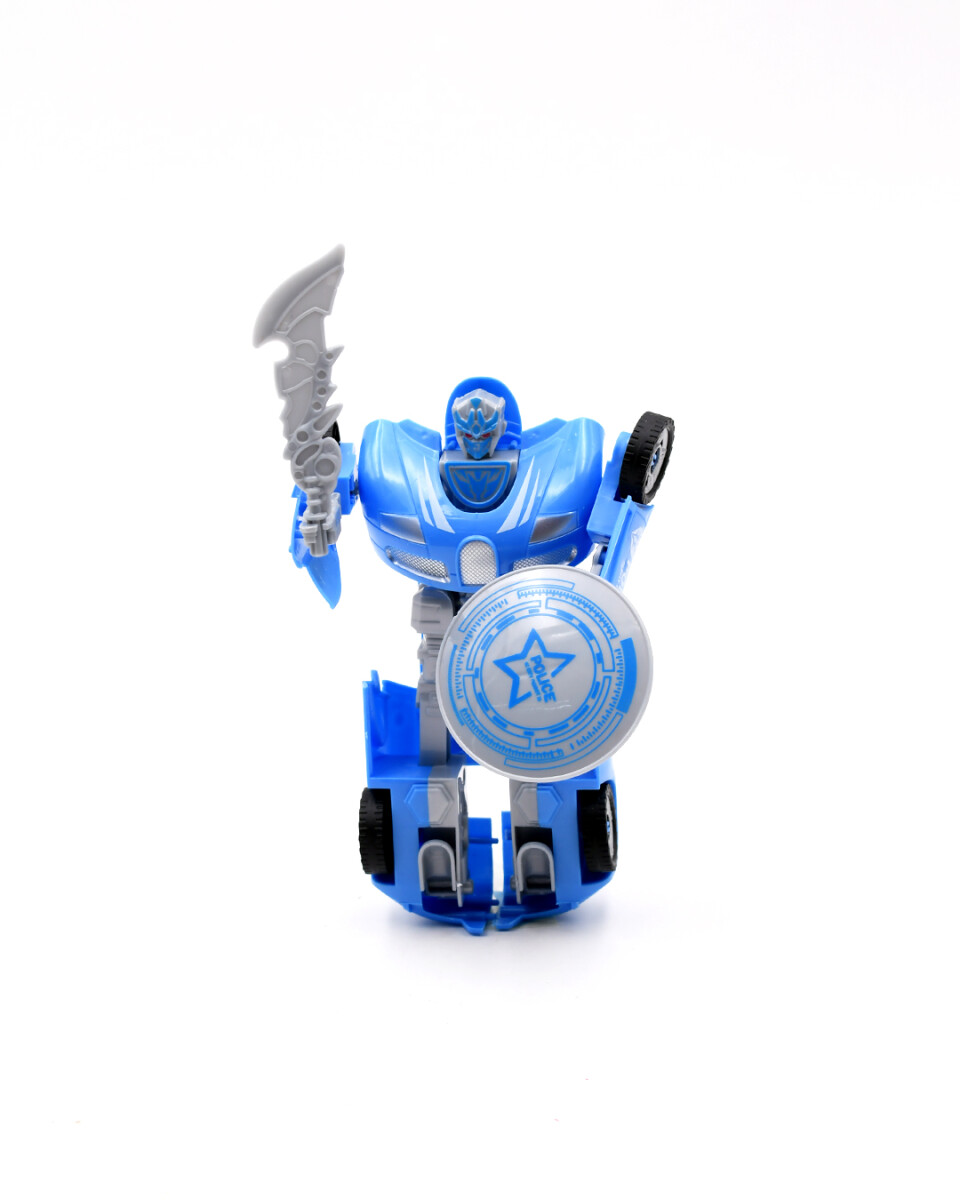 AUTO/ROBOT TRANSFORMER - AZUL CLARO 