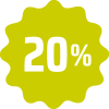 GANGAS 20%