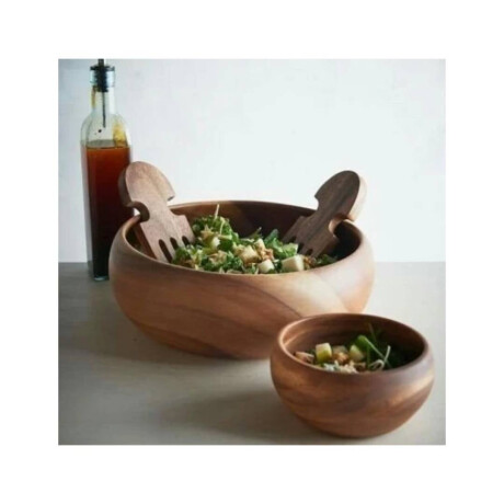Set Cucharas Para Ensalada Madera 18X7Cm Set Cucharas Para Ensalada Madera 18X7Cm