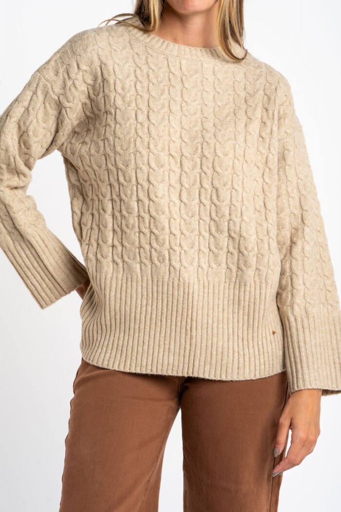 Sweater Textura Beige Melange