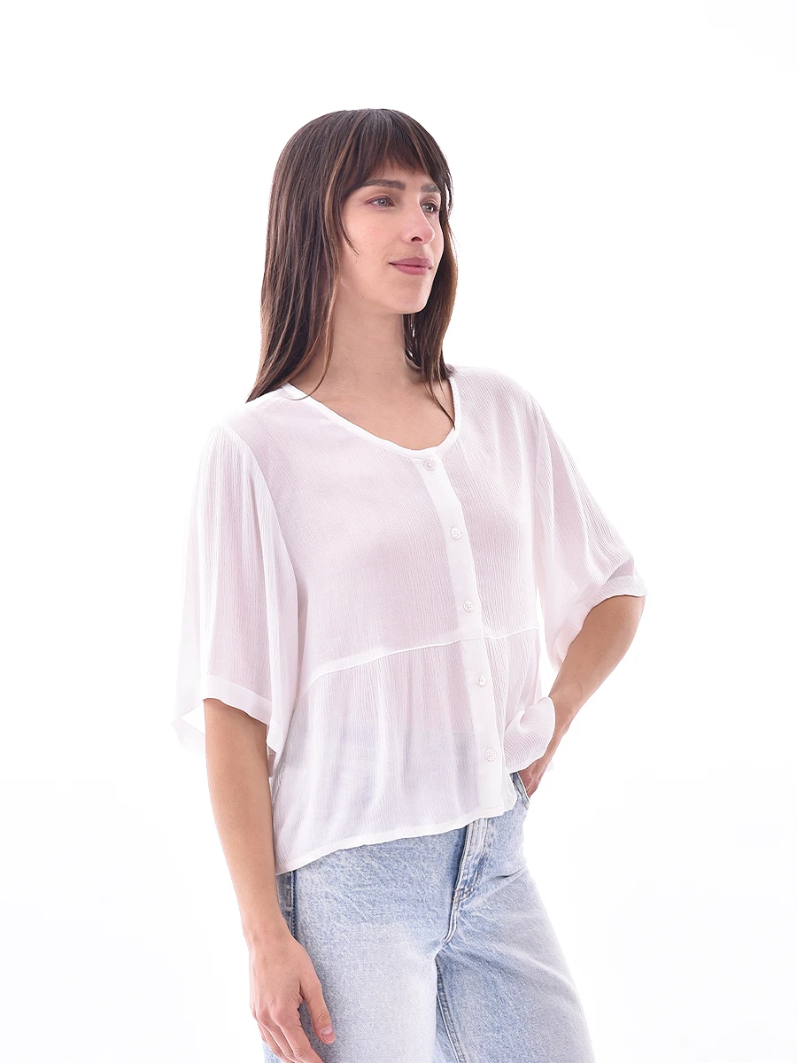 BLUSA GERANIO - BLANCO 