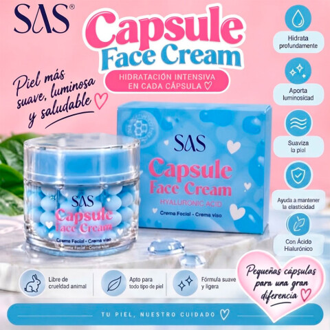 SAS Crema facial cápsulas de ácido hialurónico Sas Crema Facial Cápsulas De ácido Hialurónico