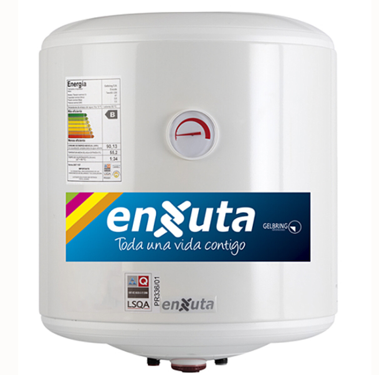 TERMOTANQUE ENXUTA 40 L TENX 2140 ACERO - Sin color 