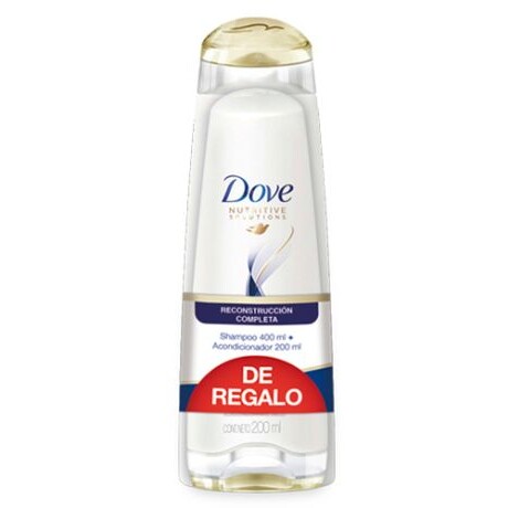 PACK DOVE RECONSTRUCCIÓN COMPLETA SHAMPOO 400ml + ACONDICIONADOR 200ml PACK DOVE RECONSTRUCCIÓN COMPLETA SHAMPOO 400ml + ACONDICIONADOR 200ml