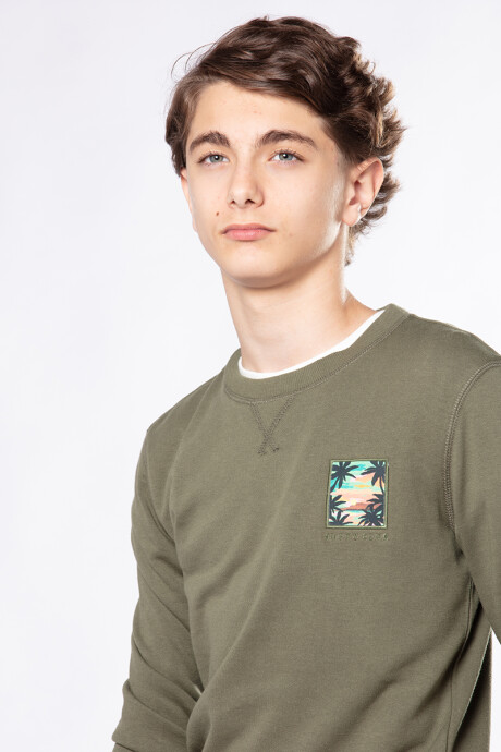 SWEATER FLAMA TEEN RUSTY Militar