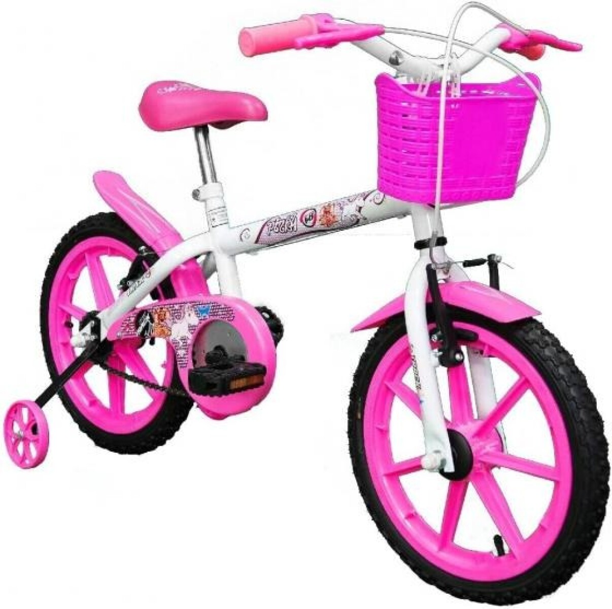 Bicicleta Track Pink Aro 16" - Rosa 