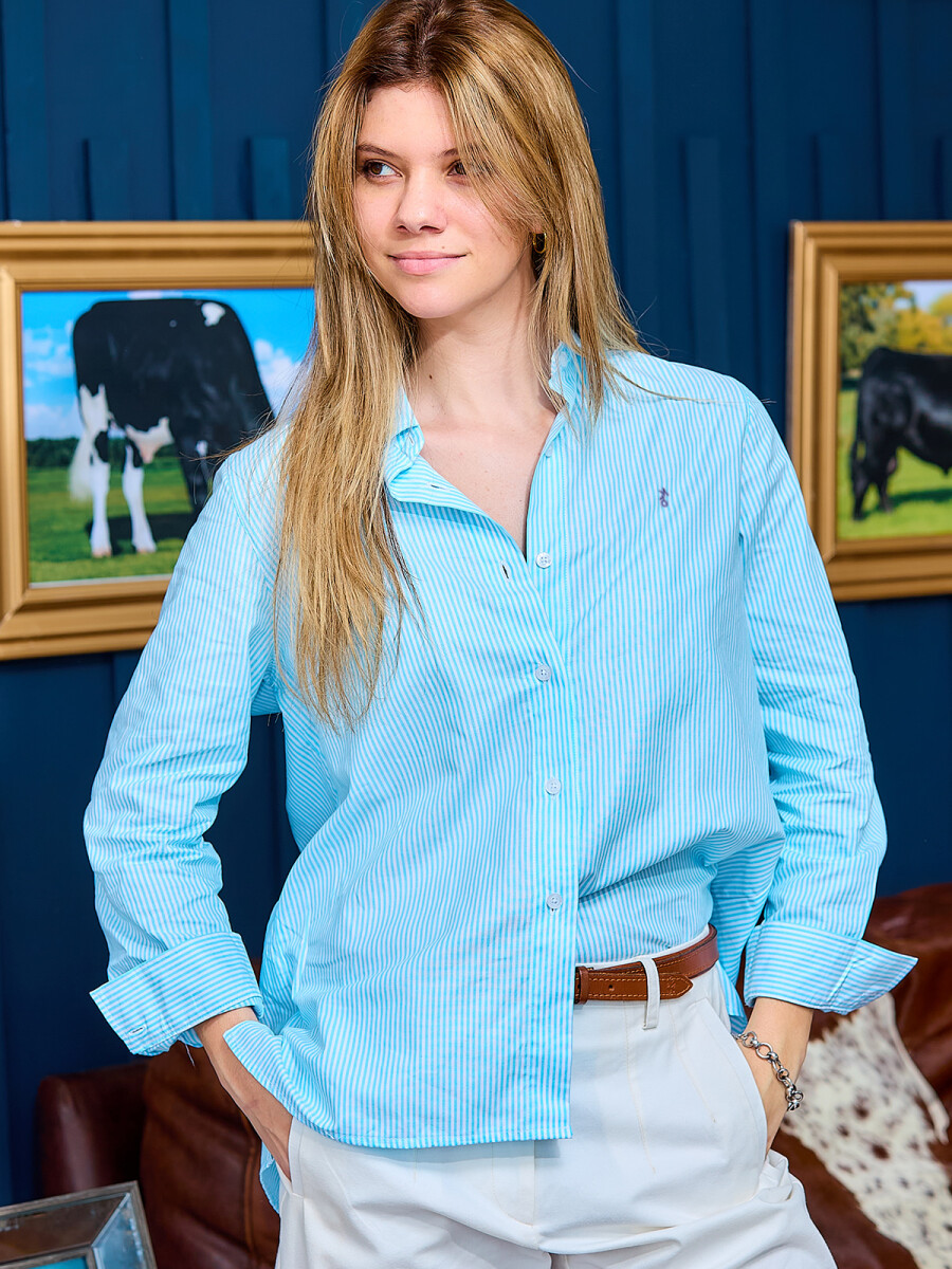 Camisa Dama Emi - Raya Celeste 