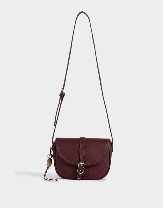 Bandoleras Bandolera Suede Uva - Violeta Uva