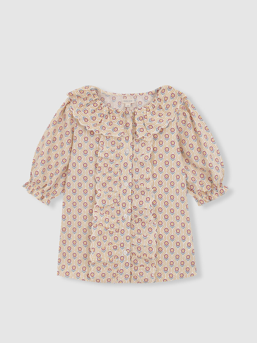 Blusa Estampada Blanco