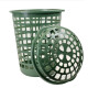 Cesto redondo para ropa con tapa 60 lts VERDE