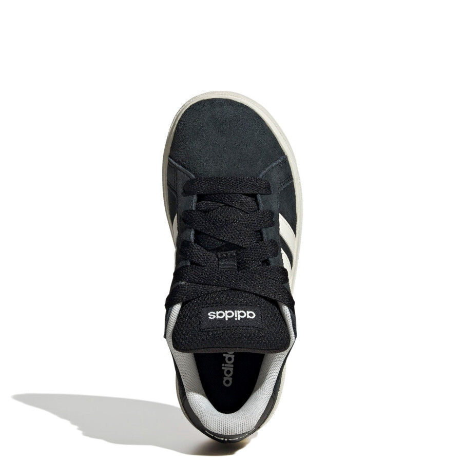Championes de Niños Adidas Court 00s Jrs Negro - Blanco