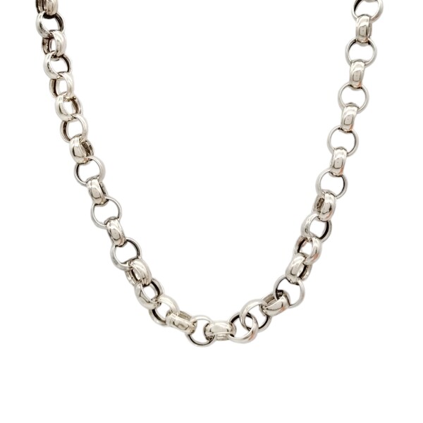 Cadena Rolo-Plata y Oro-Sin piedra-CD5033 sinpiedra