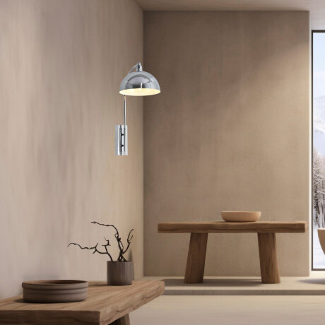 MUSHROOM 2 DE PARED Luminaria de Pared Mushroom 2 Cromada