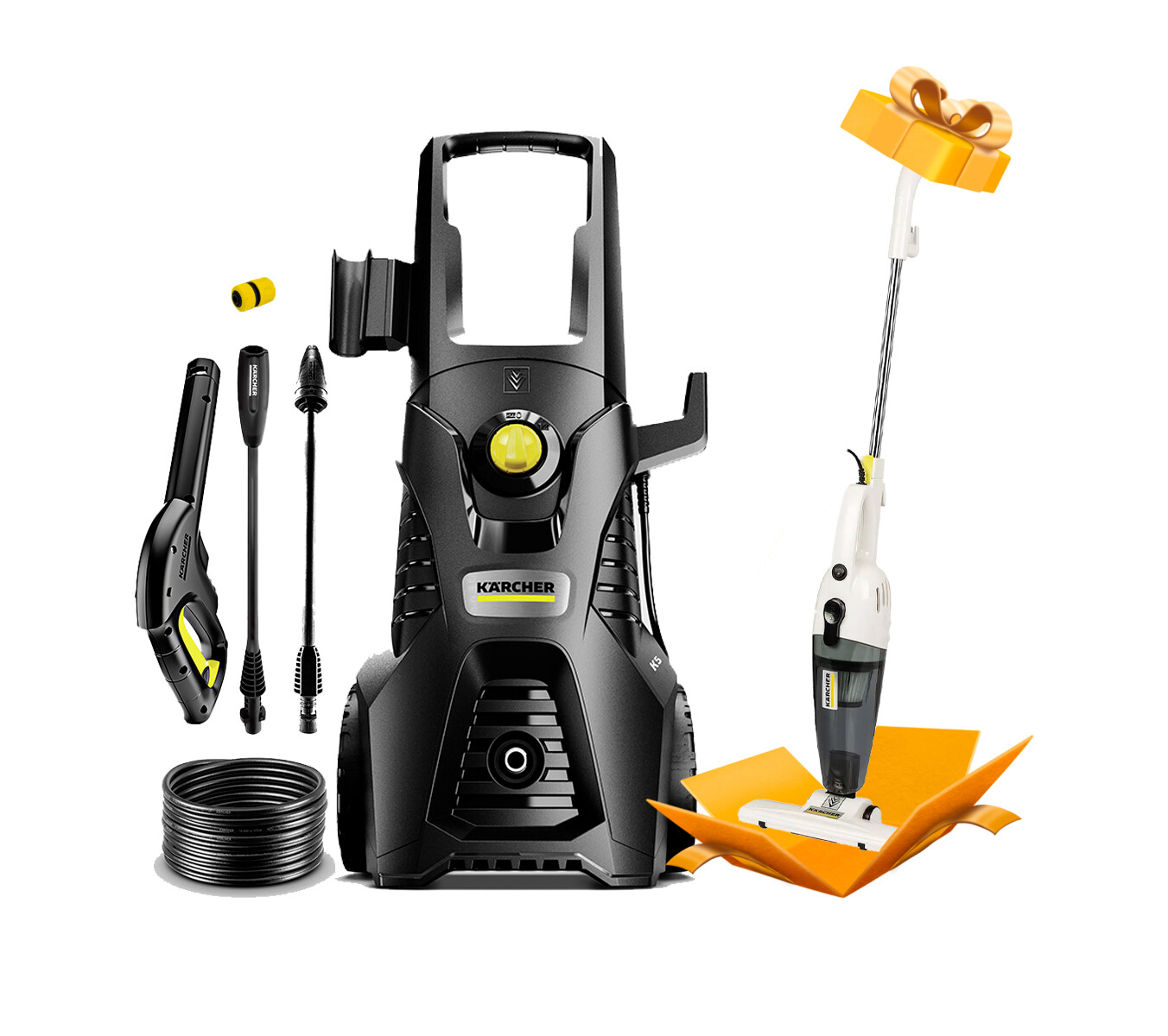 Hidrolavadora Karcher Profesional K5 Black Induccion 145 Bar 1900W 