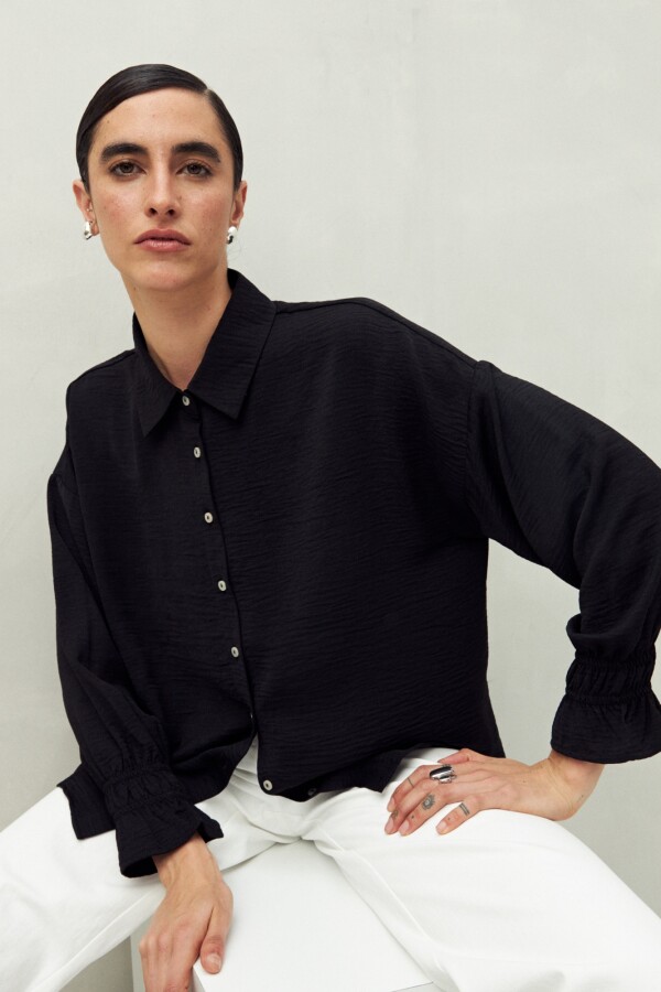 CAMISA BURBUJA Negro