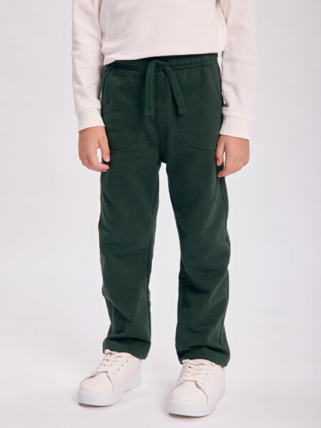 Pantalón deportivo recto Verde