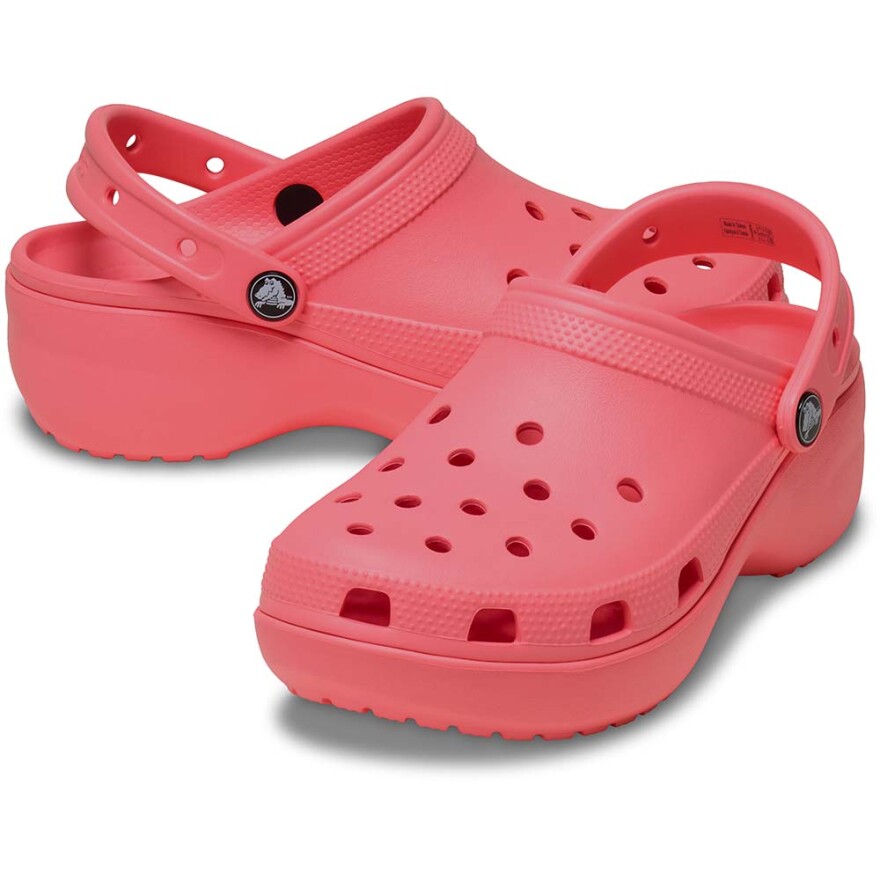 Plataformas Crocs Classic Platform Clog - Mujer Guava
