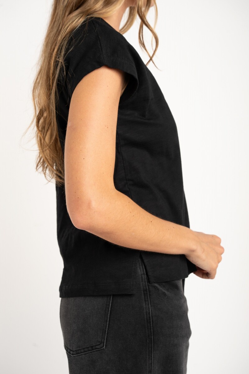 Remera Algodón Falame Negro