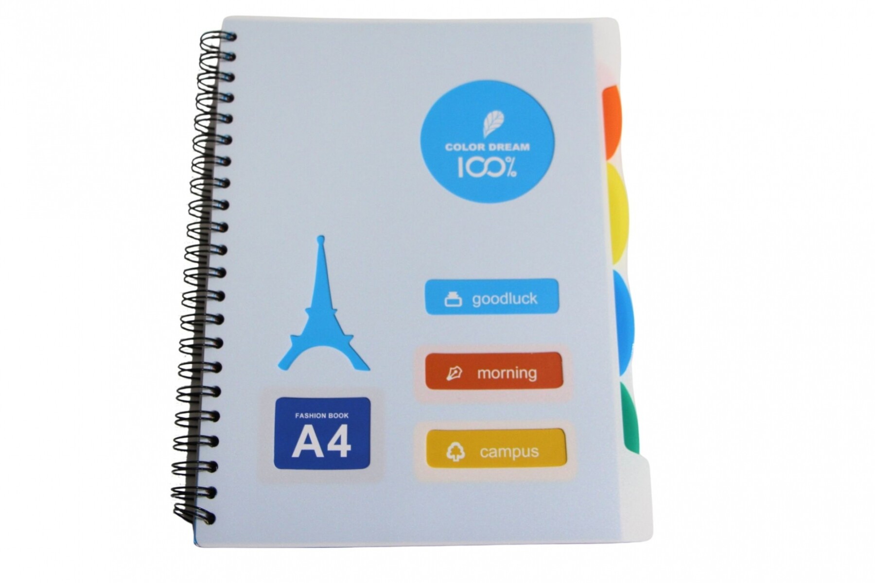 CUADERNO A4 12KPP TAMAÑO 21,4X29,4 - COLOR CELESTE 