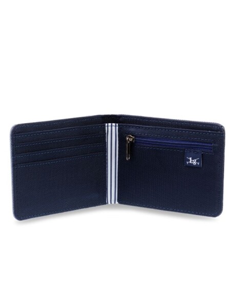 BILLETERA CANVAS Azul