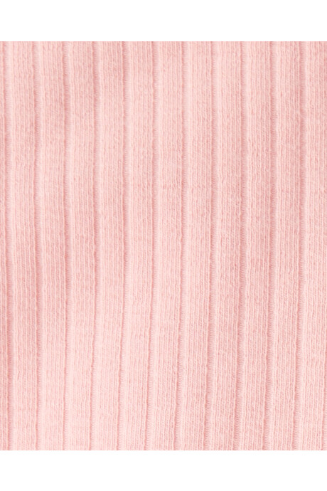 Calza acampanada de algodón acanalado, rosada Calza acampanada de algodón acanalado, rosada