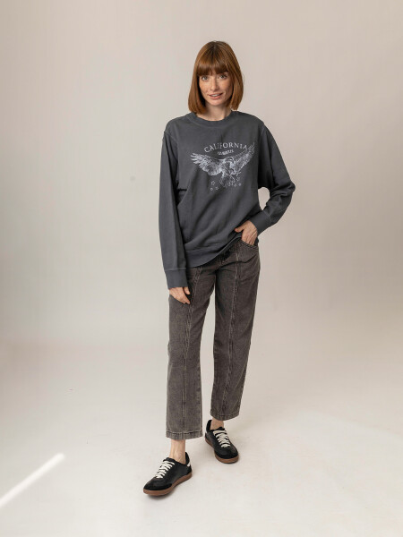 BUZO CALIFORNIA GRIS OSCURO