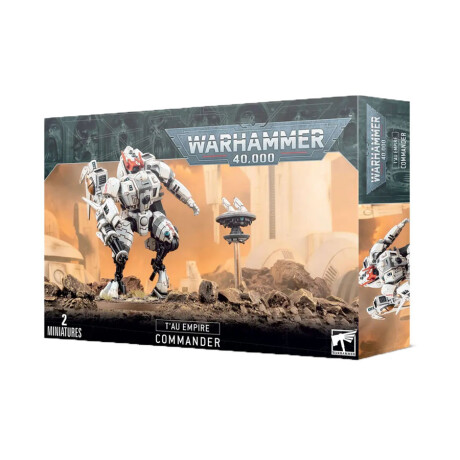 Warhammer 40,000 - T'au Empire Commander - 2 Miniatures Warhammer 40,000 - T'au Empire Commander - 2 Miniatures