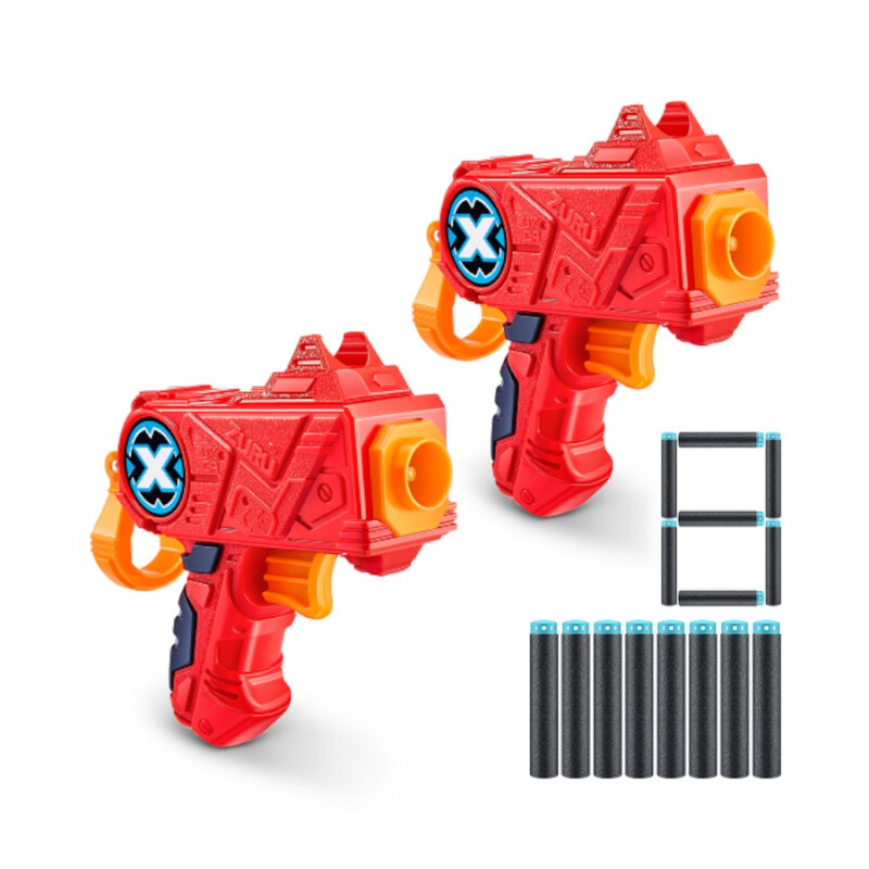 Set Pistolas X-Shot Excel Micro x2 con Dardos y Latas Set Pistolas X-Shot Excel Micro x2 con Dardos y Latas