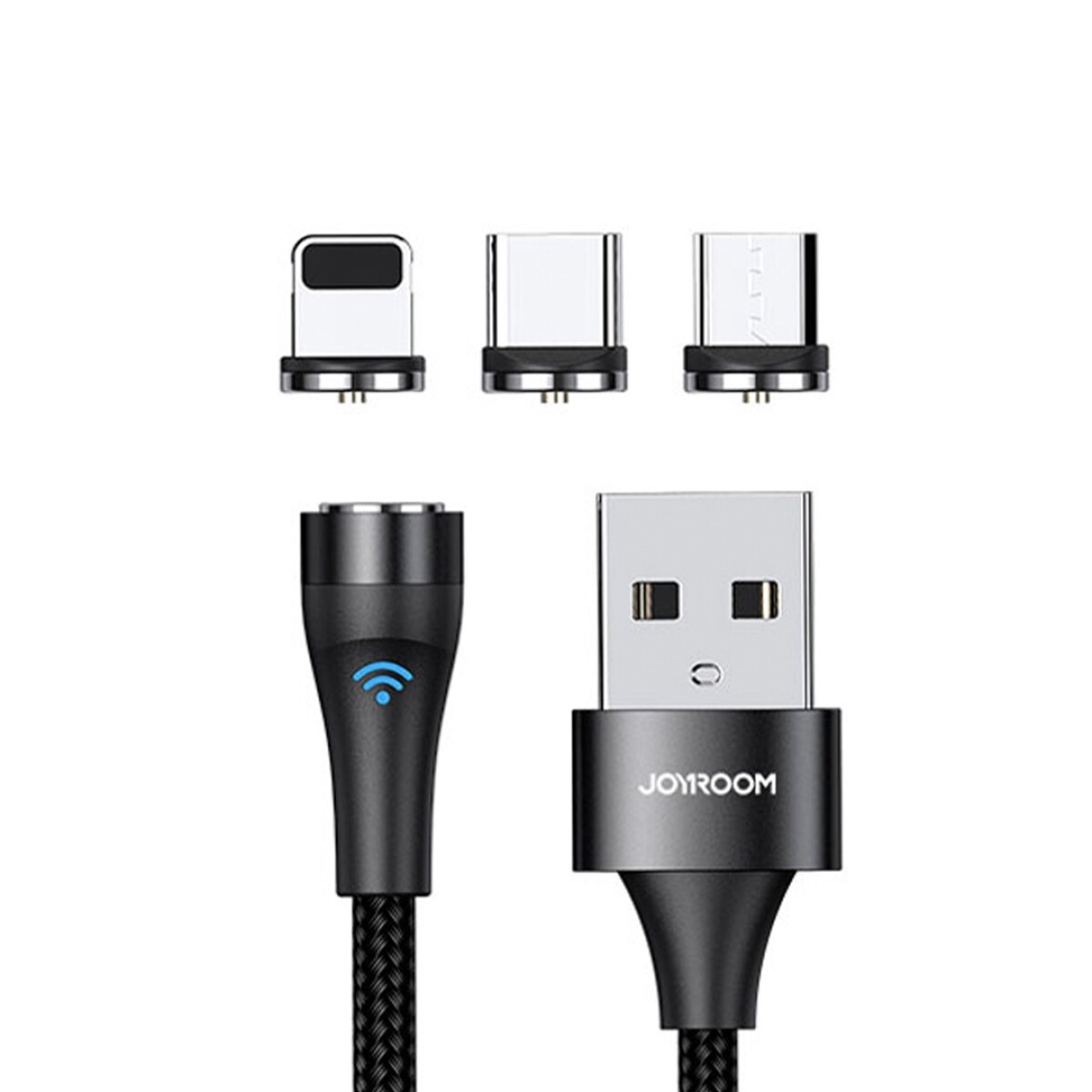 Cable Magnetico para Iphone Negro 1021X1 - NEGRO 