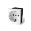 TOMA SCHUKO BLANCO SISTEMA MODULAR - LM TOMA SCHUKO BLANCO SISTEMA MODULAR - LM