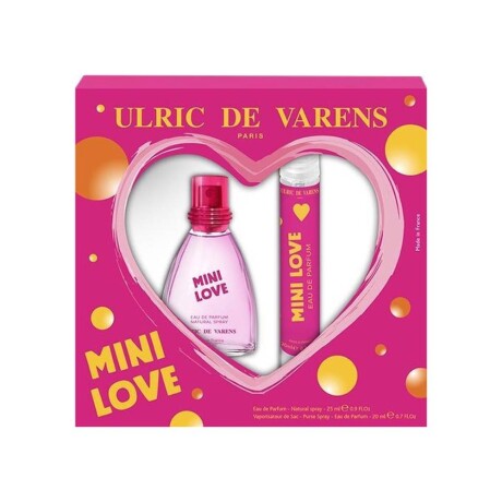 Cofre UDV Mini Love Perfume 25ml + Minitalla 20ml Cofre UDV Mini Love Perfume 25ml + Minitalla 20ml