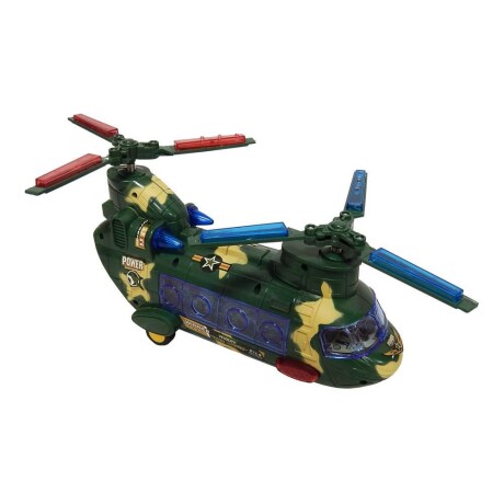 Helicóptero De Guerra A Bateria Unica