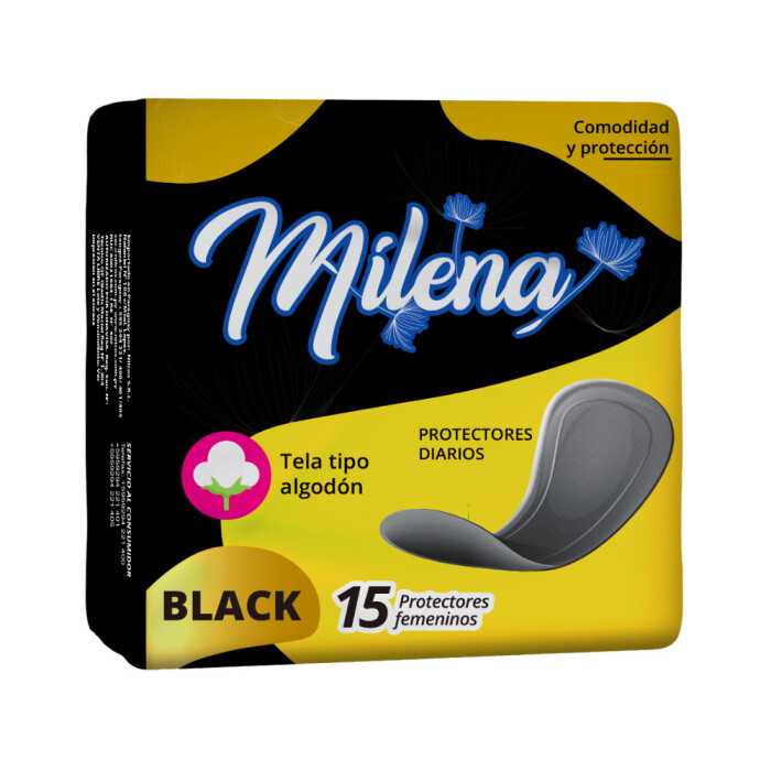 MILENA PROT DIARIO BLACK FRESH 15 UN única