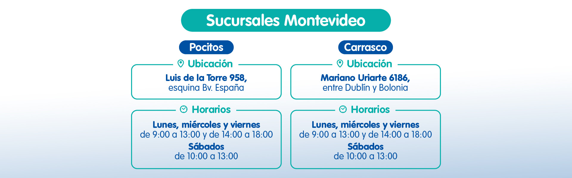 Horarios Montevideo