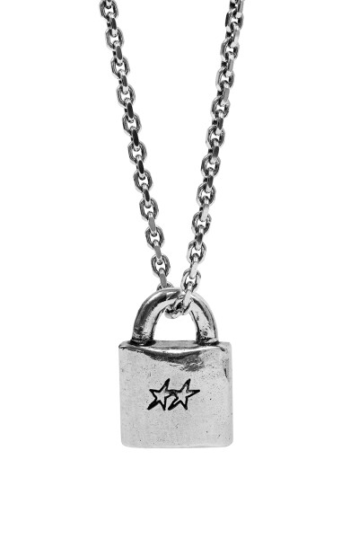 Twojeys Icon Locker Necklace P Plata