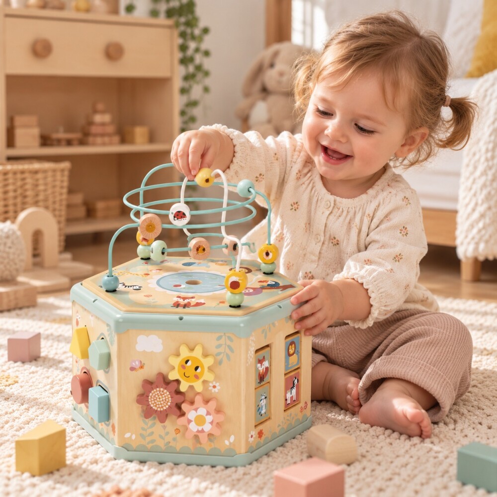 Cubo de actividades 7 en 1 tooky toys Cubo de actividades 7 en 1 tooky toys