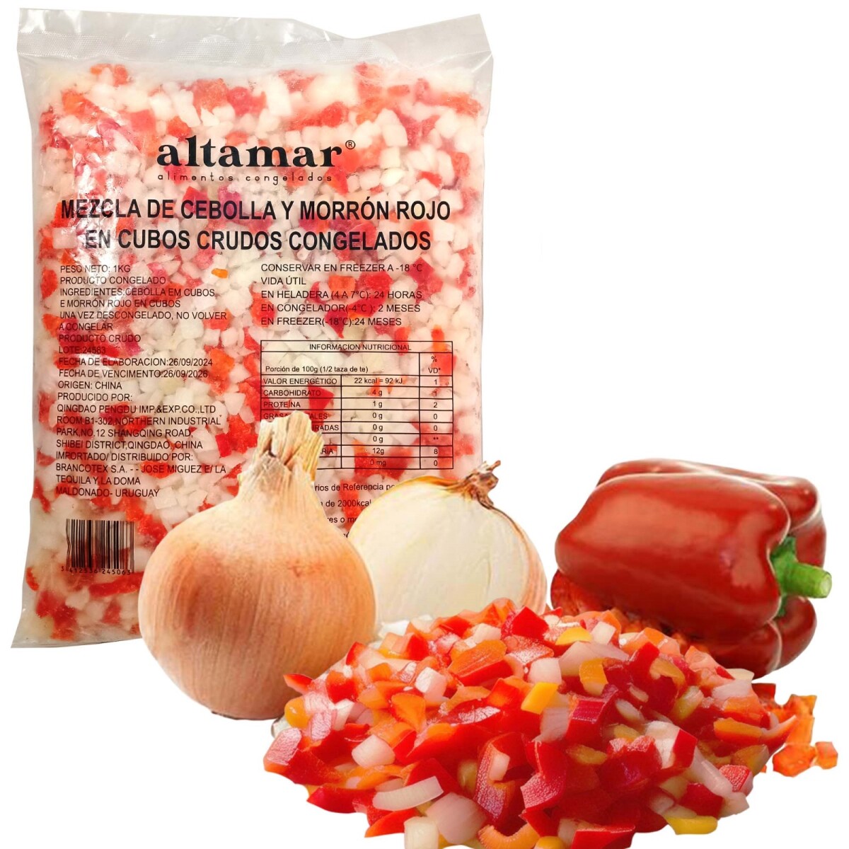 Mix de Cebolla y Morrón Altamar 1Kg 
