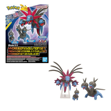 Hydreigon Set Evoluciones - Pokemon - Model Kit (Requiere Armado) Hydreigon Set Evoluciones - Pokemon - Model Kit (Requiere Armado)
